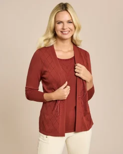 Glow Twinset Optik Strickware