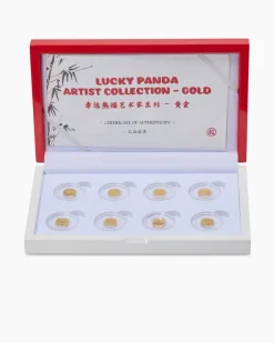 New Gold Panda Artist Edition, 8tlg. Münzen