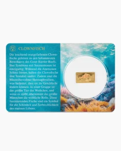 New Goldbarren Great Barrier Reef, 5tlg. Münzen