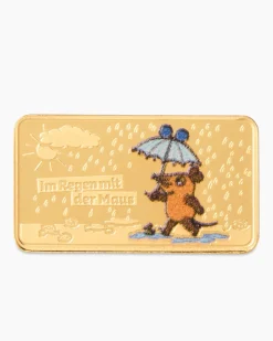 Online Goldmünzbarren 50 Jahre Die Maus: Im Regen Münzen