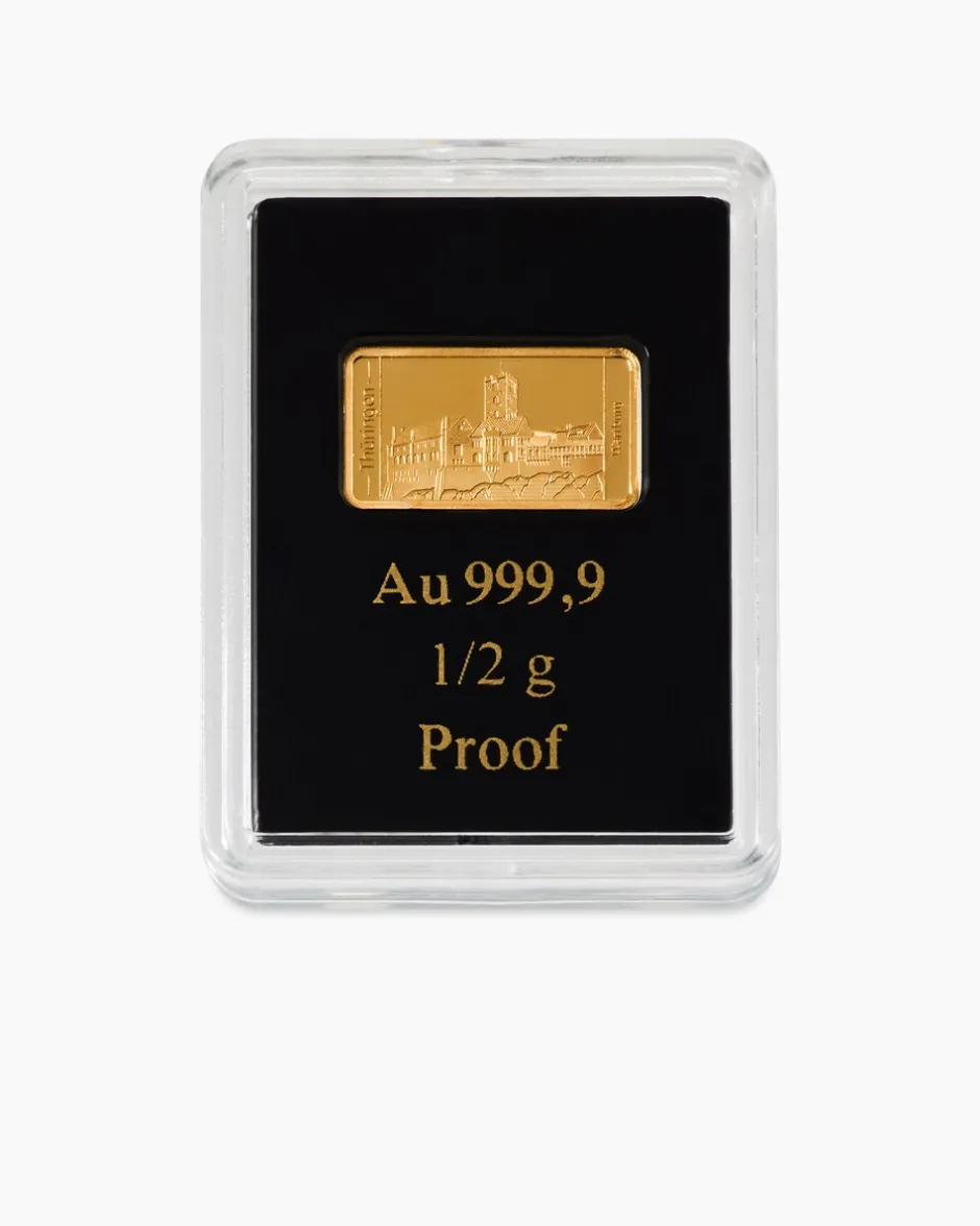 Hot Goldmünzbarren Thüringen Wartburg Münzen