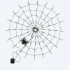Outlet Halloween Outdoor LED-Lichterkette Spinnennetz Dekoration