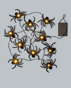 Clearance Halloween-Lichterkette "Spinnen" Dekoration