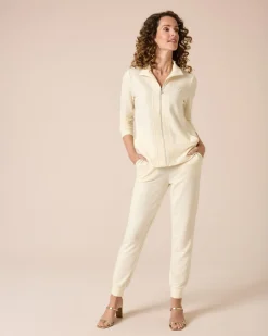 Outlet Hausanzug mit Logo Strickware