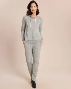 Online Hausanzug mit Strassbesatz Strickware