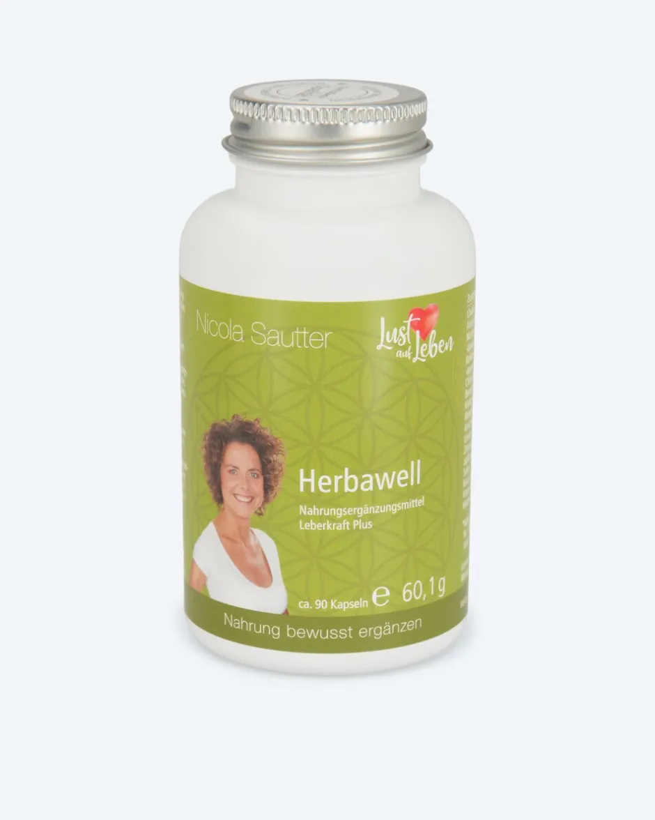 Clearance Herbawell Leberkraft Plus, 90 Kps. Nahrungsergänzung