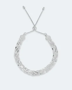 Discount Heringbonearmband mit Sliderverschluss Armbänder