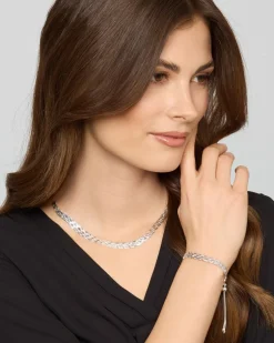 Discount Heringbonearmband mit Sliderverschluss Armbänder