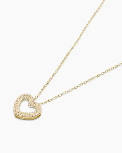 Best Herzanhänger mit Zirkonia und Kette Halsketten & Colliers