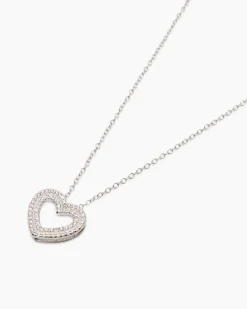 Best Herzanhänger mit Zirkonia und Kette Halsketten & Colliers