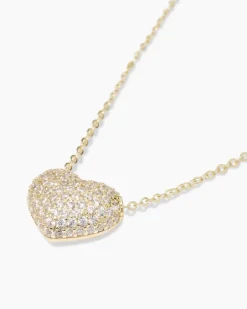 Discount Herz-Collier mit Zirkonia Halsketten & Colliers