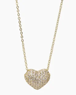 Discount Herz-Collier mit Zirkonia Halsketten & Colliers