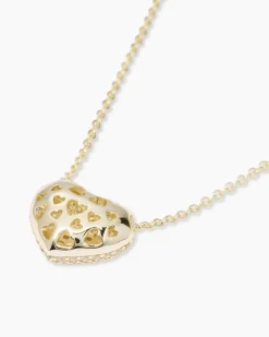 Discount Herz-Collier mit Zirkonia Halsketten & Colliers