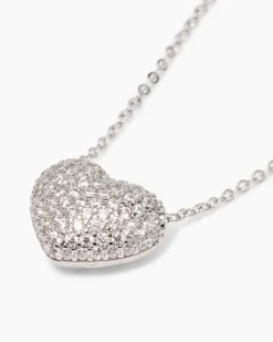 Discount Herz-Collier mit Zirkonia Halsketten & Colliers
