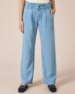 Outlet Hose aus fließendem Tencel Hosen