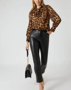 New 7/8-Hose aus Lederimitat Hosen