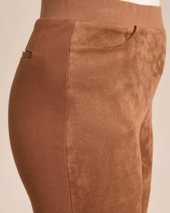 Online Hose Materialmix mit ausgestelltem Saum Hosen