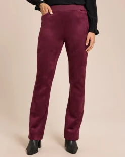 Online Hose Materialmix mit ausgestelltem Saum Hosen