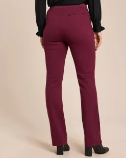 Online Hose Materialmix mit ausgestelltem Saum Hosen