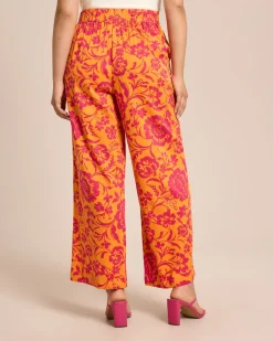 Hot Hose mit Blumenprint Hosen