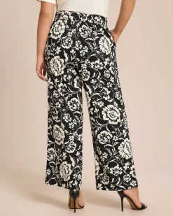 Hot Hose mit Blumenprint Hosen