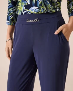 Hose mit Dekogürtel Hosen