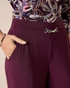 Hose mit Dekogürtel Hosen