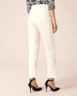 Sale 7/8-Hose mit Fransenkanten Hosen