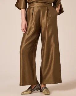 Hose mit Glanzeffekt Hosen