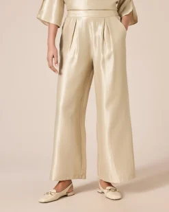 Hose mit Glanzeffekt Hosen