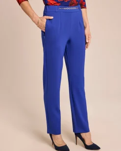 Online Hose mit Kettendeko am Bund Hosen