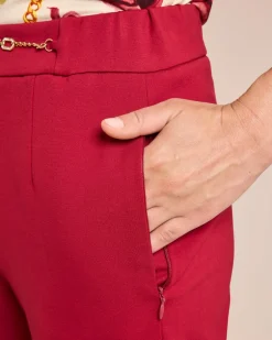 Online Hose mit Kettendeko am Bund Hosen