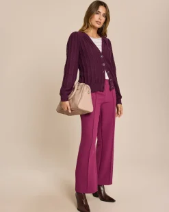 Hot Hose mit Knopfdetail Hosen