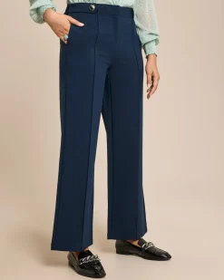 Hot Hose mit Knopfdetail Hosen