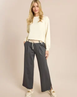 Discount Hose mit Kontrastbund Hosen