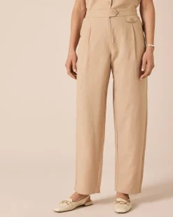 Discount Hose mit Leinen Hosen