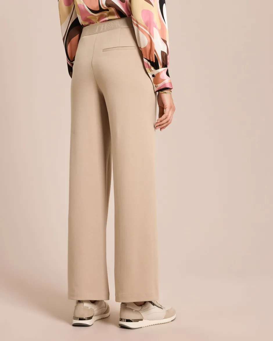 Hose mit Logobündchen Hosen