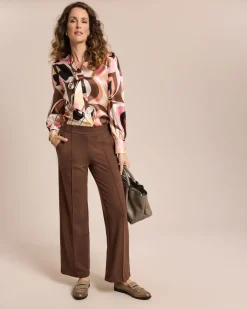 Hose mit Logobündchen Hosen