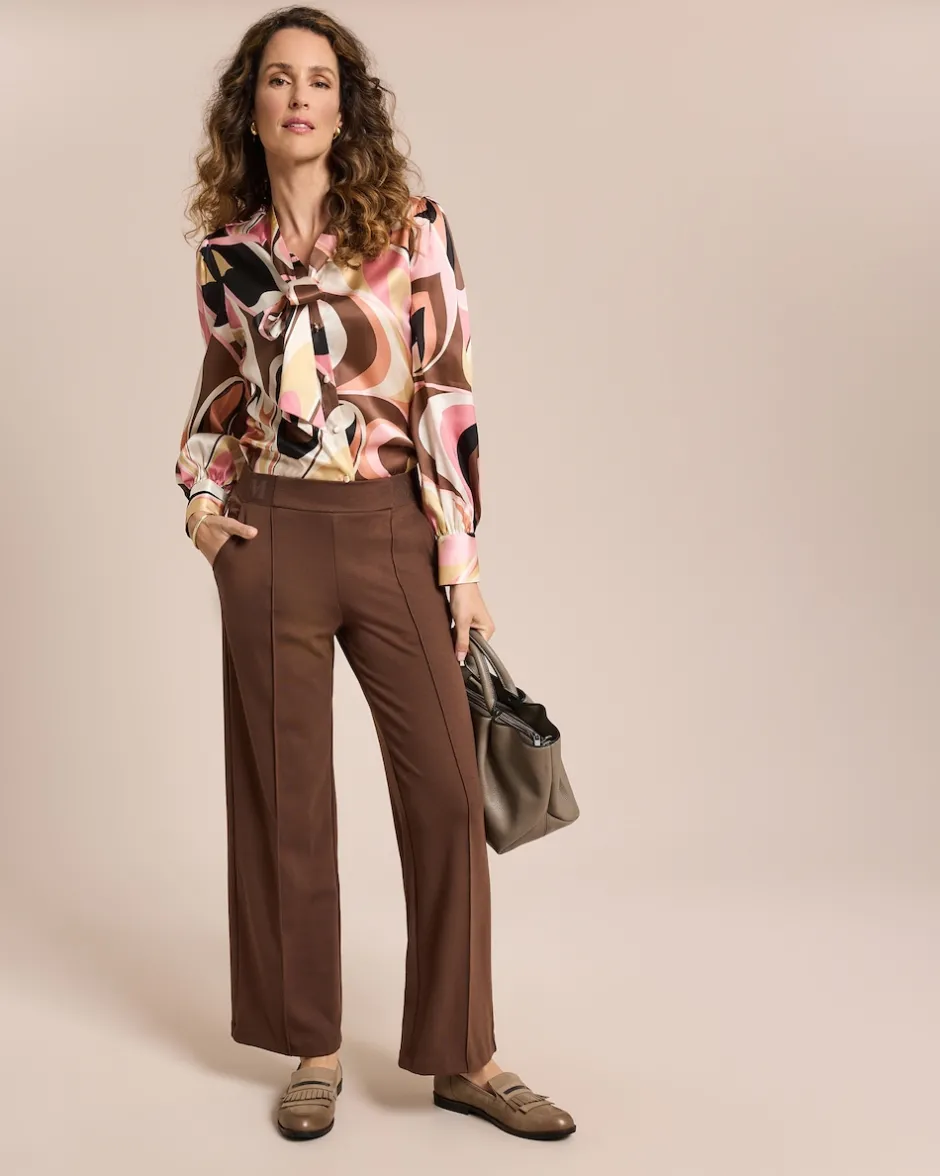 Hose mit Logobündchen Hosen