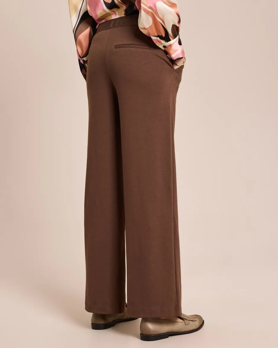 Hose mit Logobündchen Hosen