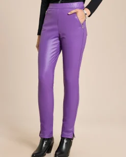 New Hose Nappa-Leder-Optik Hosen