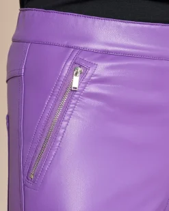 New Hose Nappa-Leder-Optik Hosen