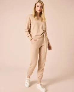 Best Hose und Pullover mit Bindedetail Hosen