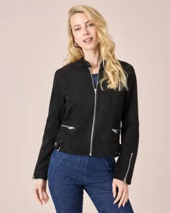 Hot Jacke aus Wildlederimitat Jacken & Mäntel