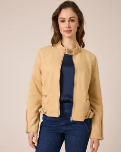 Hot Jacke aus Wildlederimitat Jacken & Mäntel