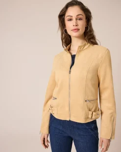 Hot Jacke aus Wildlederimitat Jacken & Mäntel