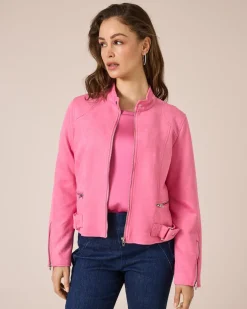 Hot Jacke aus Wildlederimitat Jacken & Mäntel