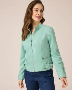 Hot Jacke aus Wildlederimitat Jacken & Mäntel