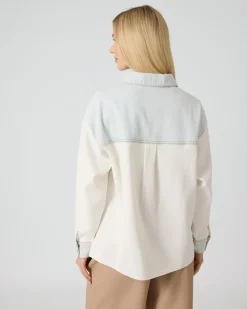 Hot Jacke im Strick-Denim-Mix Jacken & Mäntel