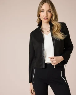 New Jacke in Veloursleder-Optik Jacken & Mäntel